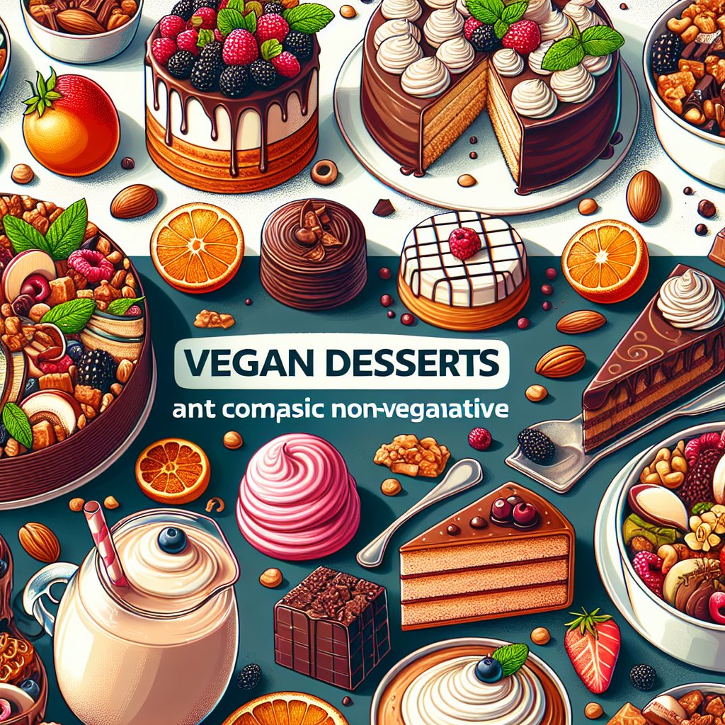 Desserts végans : 20 alternatives gourmandes qui rivalisent avec les classiques