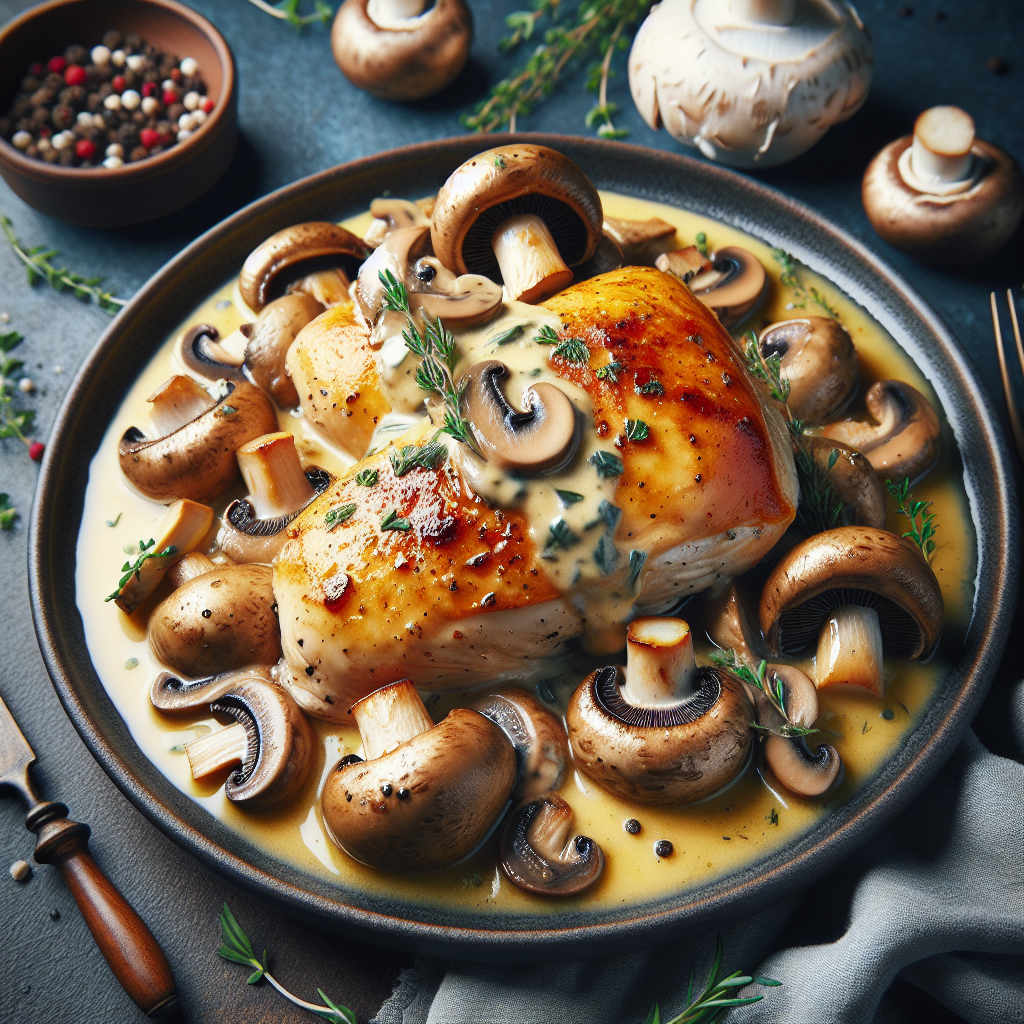 Fricassée de Poulet aux Champignons : Un Classique Français Revisité