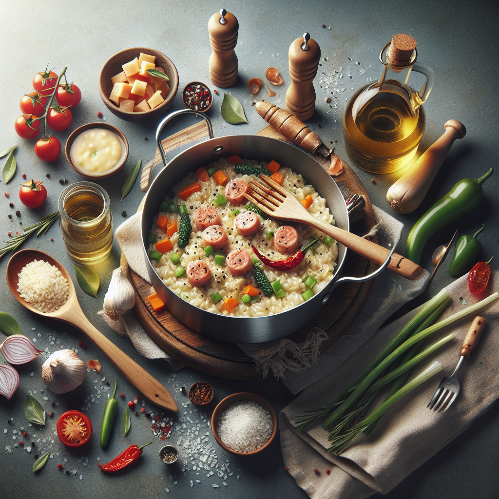 Risotto à la Saucisse et aux Légumes à la Mijoteuse : Recette Sans Effort