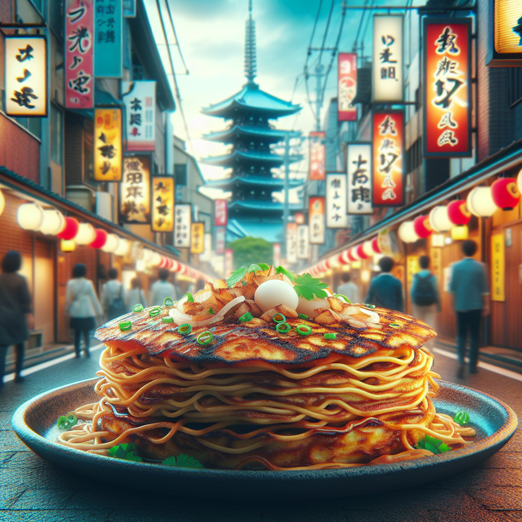 Sechiyaki : Le Pancake Japonais Croustillant aux Nouilles qui Ravira vos Papilles