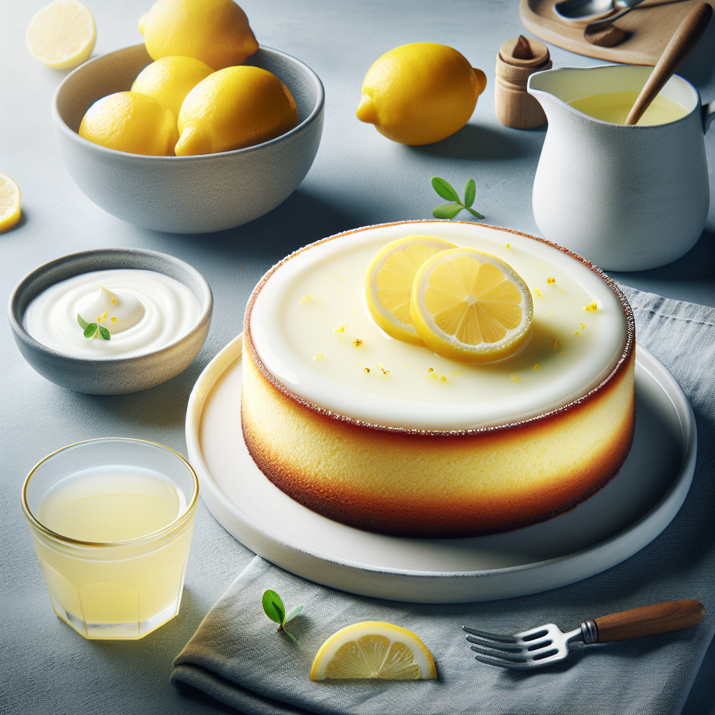 Le Gâteau au Yaourt Citronné : Un Délice Simple et Rafraîchissant