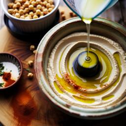 Houmous Crémeux en 5 Minutes : L'Astuce de l'Eau Glacée Qui Change Tout (+ Sauce Tahini Express)