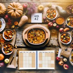 Menu Semaine 42 : 14 Repas Équilibrés d'Automne pour Toute la Famille (13-19 oct. 2025) | Fini le Stress Quotidien !