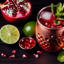 Pomegranate Mule : Le Cocktail Festif qui Réinvente le Moscow Mule avec une Explosion de Saveurs de Grenade