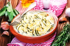Gratin de courgettes au parmesan - Recette traditionnelle française
