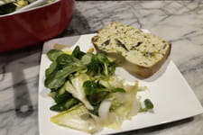 Pain clafoutis aux courgettes et chèvre IG bas