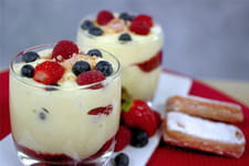 Tiramisu aux fruits rouges en verrine - Recette traditionnelle française